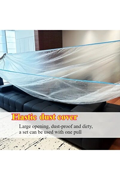 LUXER Dustproof Sofa Cover for Renovations, Compatible with 3-Seater Sofas and Length 230/250 cm