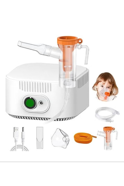 RUKYU Portable Medical Nebulizer Machine, Air Compression Atomizer with Filter, 6-8ML Capacity