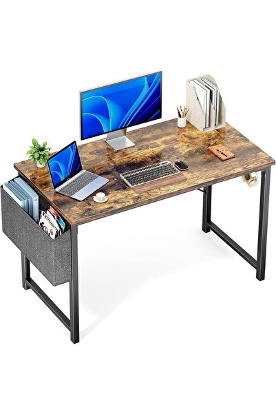Chulovs Writing Computer Desk, 100cm Sturdy Office Desk PC Laptop Notebook Study Writing Table