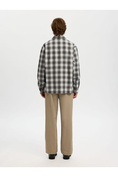 SELECTED Karohemd Baumwollmix