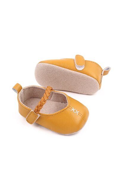 BebeNou Pantofi pentru bebeluși galben-muștar CHBC2261-2-VA6