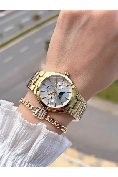 Slazenger Inner Dial Functions Active 5 Atm Water Resistant Sport Women Wristwatch Bsl.2468.M3