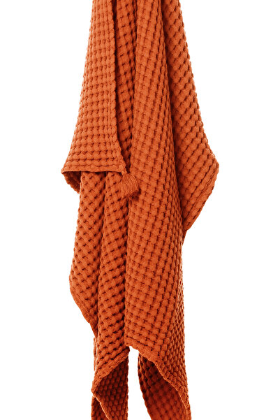 Casadora Baby 100% Cotton Single Thick Waffle Pike Blanket - Orange - 160 X 220 cm