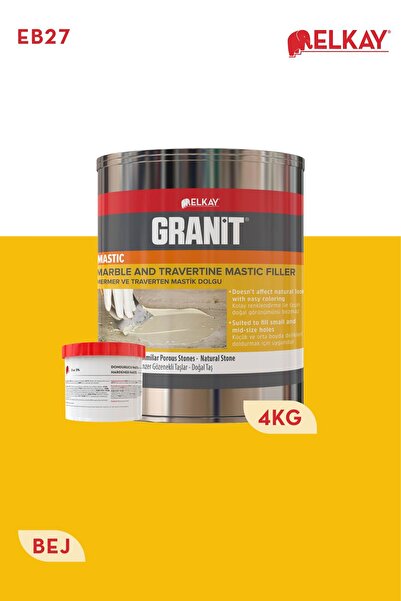 Elkay Granit Mastik Mermer ve Traverten Mastik Dolgu- 4 KG