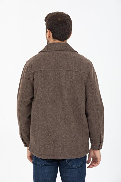 Store Oversized /regular fit buttoned 100% cotton jacket - winter basic model