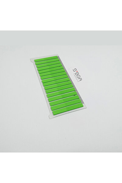 sibga tasarım Neon Green Thin Strip 320 Sheets Transparent Color Postit Post-It Post It. Bookmark Bookmark Postit