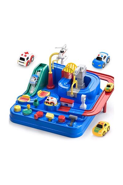 Yelajoy Kids Race Track Toys for Boy Car Adventure Toy for 3 4 5 6 7 Years Old Boys Girls, Puzzle Rail Car