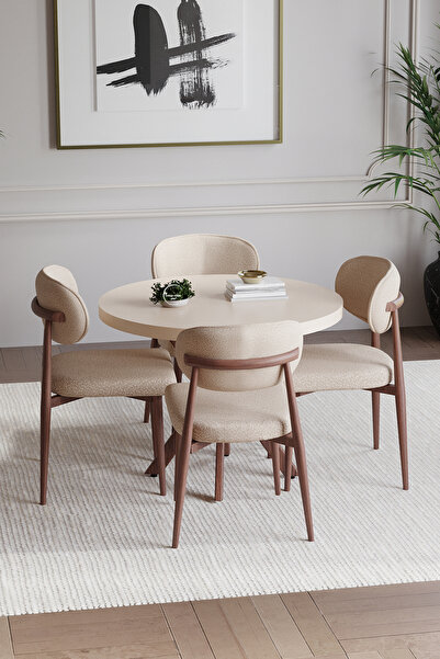 BY ORHAN GÜZEL BOHEM POLO YUVARLAK MASALI 4 KİŞİLİK