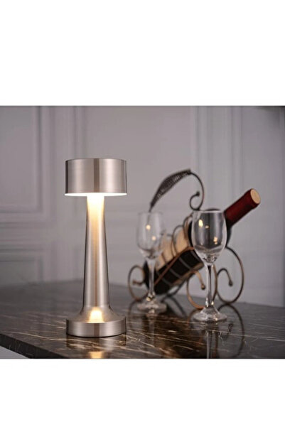 End AKASYA DOKUNMATİK MASA LAMBASI3 IŞIK RENGİ IŞIK KISILIP AÇILABİLİR ŞARJLI