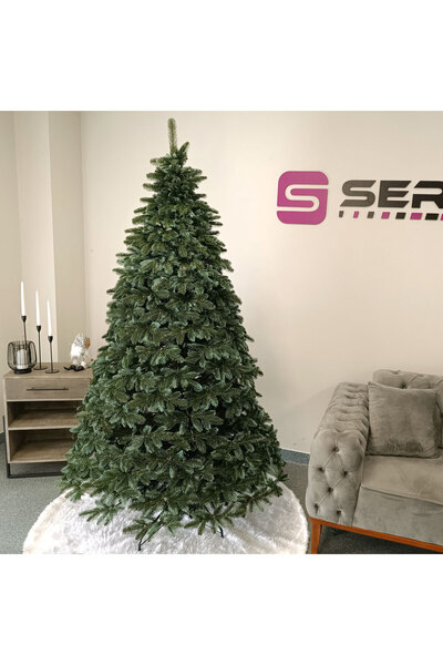 SERSIMO Brad artificial de Crăciun Deluxe by Sersimo, argintiu Canada, 3D, 210 cm