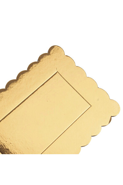 Orion Gold rectangular cake board/plate 33×12 cm