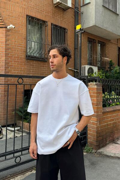 Flaw Wear Basic Oversize T-Shirt White