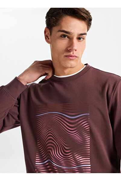 GMG FIRENZE Ανδρικό φούτερ με λαιμόκοψη με ποδήλατο GU25MFW08024