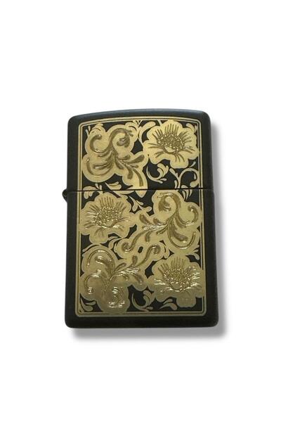 Zippo ZSeries 7.1 ZP13 Altın Çiçek Çakmak (7-1)