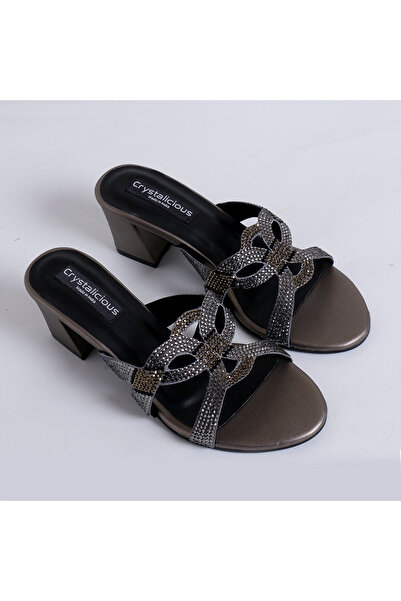 crystalicious Emily Women Sparkly Heels Handcrafted Comfort for Party, Wedding & Evening Events