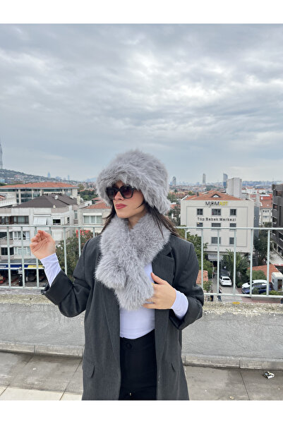 Mollycrush Women's Faux Fur Hat and Scarf Set – Soft Texture, Luxurious & Stylish Look for Cold Weather