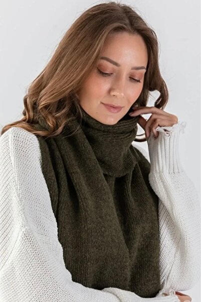 Noi Belis Basic Soft Textured Knitwear Scarf Aw25At0001
