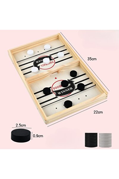 Flippy Interactive Fooseball (Table Hockey), Wooden, 10 Pieces, Ages 4+, 35 x 22 cm, Multicolor