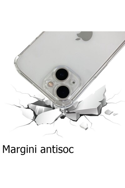 Flippy protective TPU case for Apple iPhone 15 Plus, Shockproof, Corner protection, Transparent