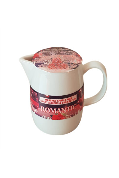 KOSMO OIL Lumânare de masaj cu ceară - Romantic (migdale dulci și unt de shea)