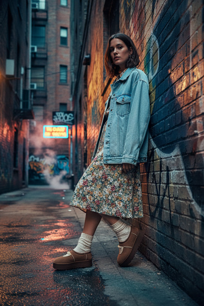 Zerenyus Bea Mary Premium Beret Tan Suede Boots