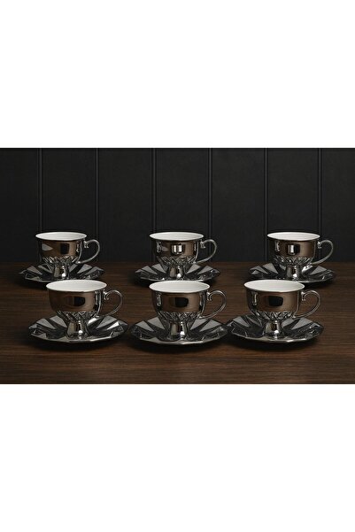 KRD Home 6-Piece Stylish Designed Coffee Cup Set for Daily and Special Use