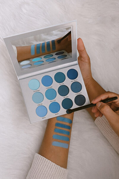 kara duo Kara Duo Palette Smoky Blue Eye Shadow ES22