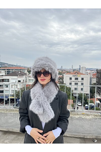 Mollycrush Women's Faux Fur Hat and Scarf Set – Soft Texture, Luxurious & Stylish Look for Cold Weather