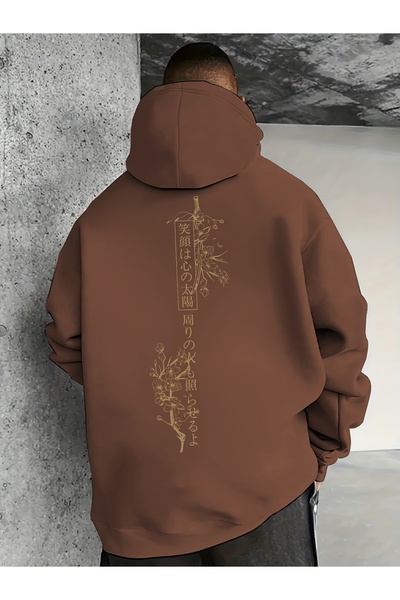 cc collection Hanorac supradimensionat cu glugă pentru bărbați – Hanorac cu i...