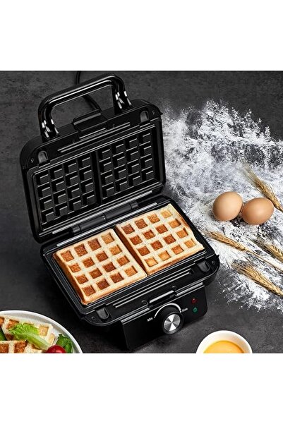 Lawazim 3-in-1 Sandwich Grill & Panini Press with Removable Plates, 1000W - Non-Stick