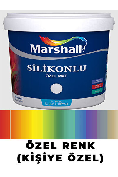 Marshall Silikonlu Özel Mat (KİŞİYE ÖZEL RENK) İç Cephe Boyası