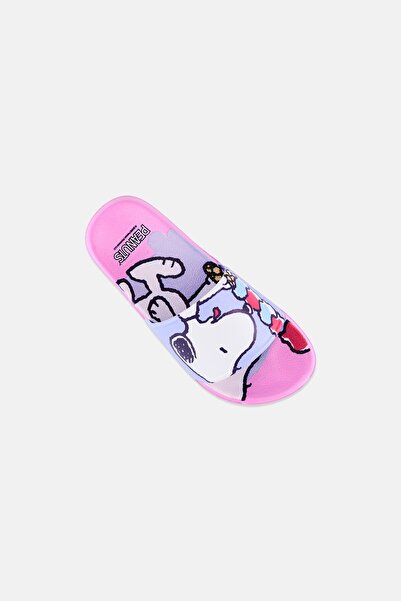 PEANUTS Kids Girl Slip On Slippers, Multicolor
