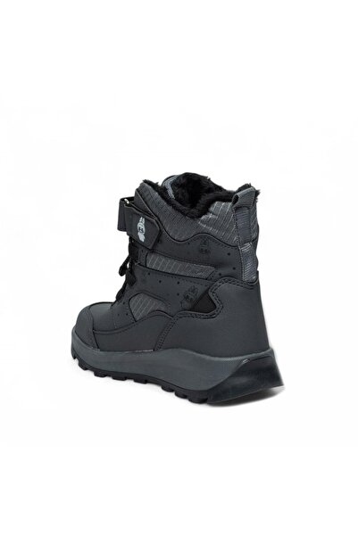 QUNDIR Erkek Çocuk Kaymaz Taban Kürklü Kar Botu