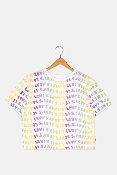 Levi's Toddlers Girl Short Sleeve Graphic Print T-Shirt, Multicolor