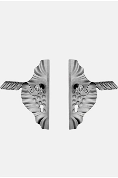 Metal Sepeti mâner decorativ din fier forjat pentru ușă din metal