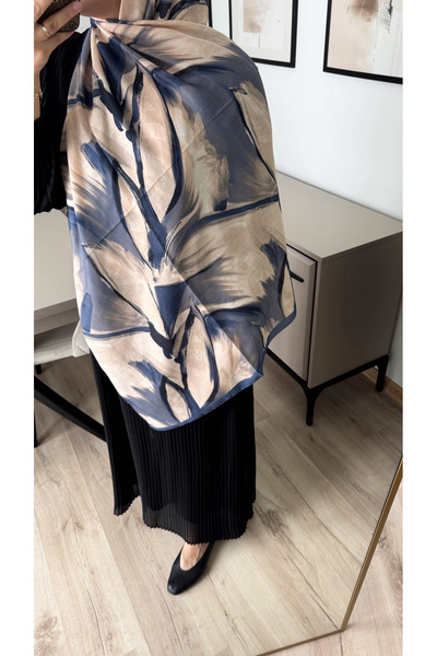 lune VİYANA SOFT LACİVERT ŞAL