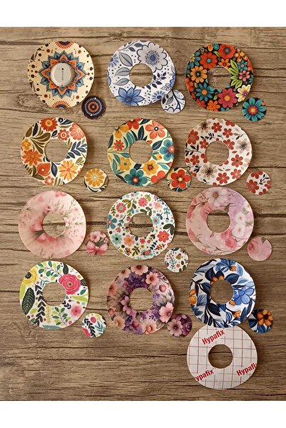 Dia Band Dexcom G7 Sensör Koruyucu Bant 12'li Paket / ÇİÇEK