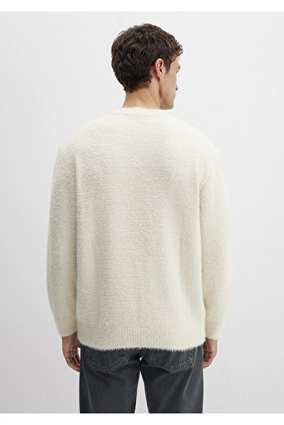 Mavi Πουλόβερ με λαιμόκοψη εκρού Regular Fit / Κανονική εφαρμογή 0710269-81202