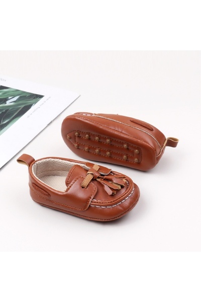 BebeNou Mocasini cu ciucuri maro csbbw3238-1-sa3