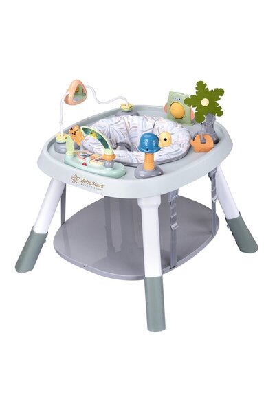 bebe stars Κέντρο παιχνιδιού 3 σε 1, Bebe Stars, Πολυλειτουργικό, Περιστρεφόμενη καρέκλα 360 μοιρών, Με παιχνίδια, Πολύχρωμο