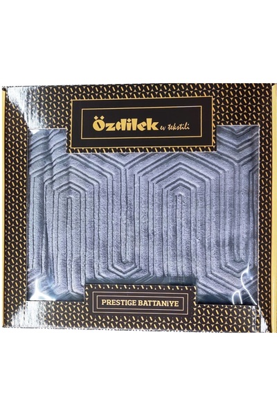 Özdilek Prestige Kalın Embos Tek Kişilik Battaniye (155x220)-Gri