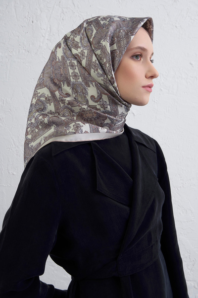 Armine Nostalgia Series Twill Silk Scarf 9416D