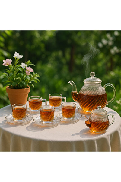 Dania Luxury glass cup set - transparent touches exude elegance