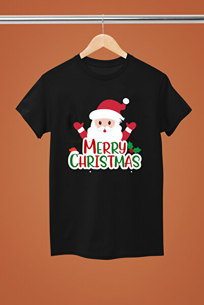 MAGORS Christmas Merry Christmas Printed 100% Cotton Soft Texture Circular Ne...