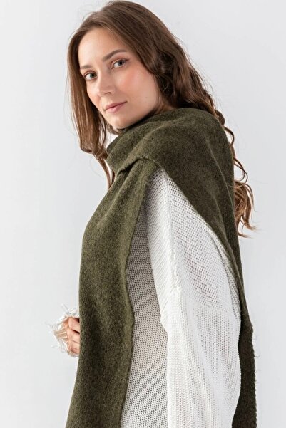 Noi Belis Basic Soft Textured Knitwear Scarf Aw25At0001