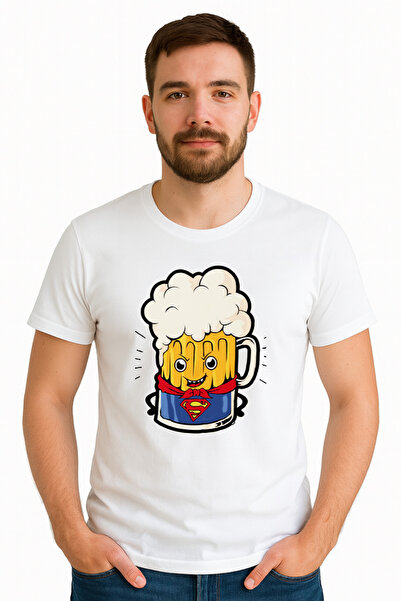 OEM Tricou barbat Super Halba, 100% bumbac