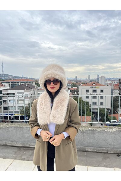 Mollycrush Women's Faux Fur Hat and Scarf Set – Soft Texture, Luxurious & Stylish Look for Cold Weather