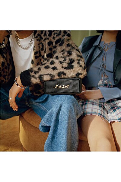 Marshall Emberton II Portable Bluetooth Speaker - Black and Brass