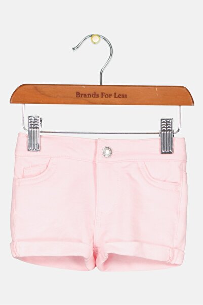 Levi's Toddlers Girl Plain Denim Shorts, Pink
