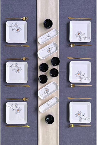 ers erbaşlar PAPATYA 16 Parça 6 Kişilik Lüx Kahvaltı Takımı Seti Kahvaltılık ...